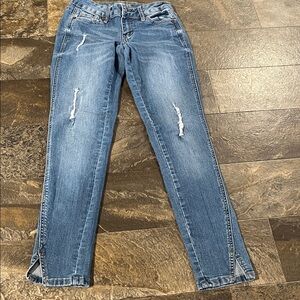 True Craft Kids Blue Distressed Jeans